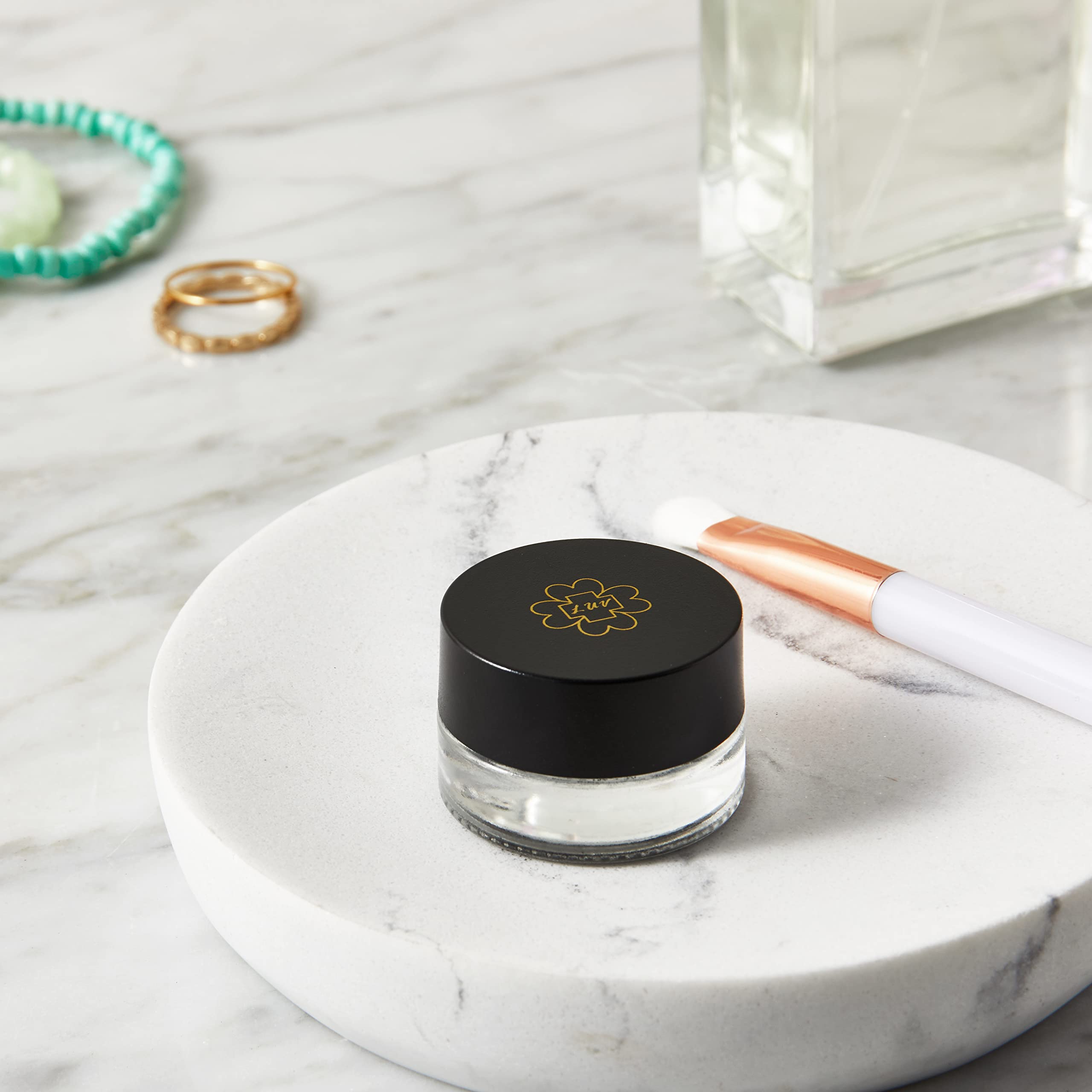 Vegan Black Gel Eyeliner - 3g Smudge Proof & Long Lasting | 70% Organic, Gluten Free, Paraben Free | Fast Drying & Eco-Friendly Formula | Perfect for Everyday Makeup, Parties & Professional Looks