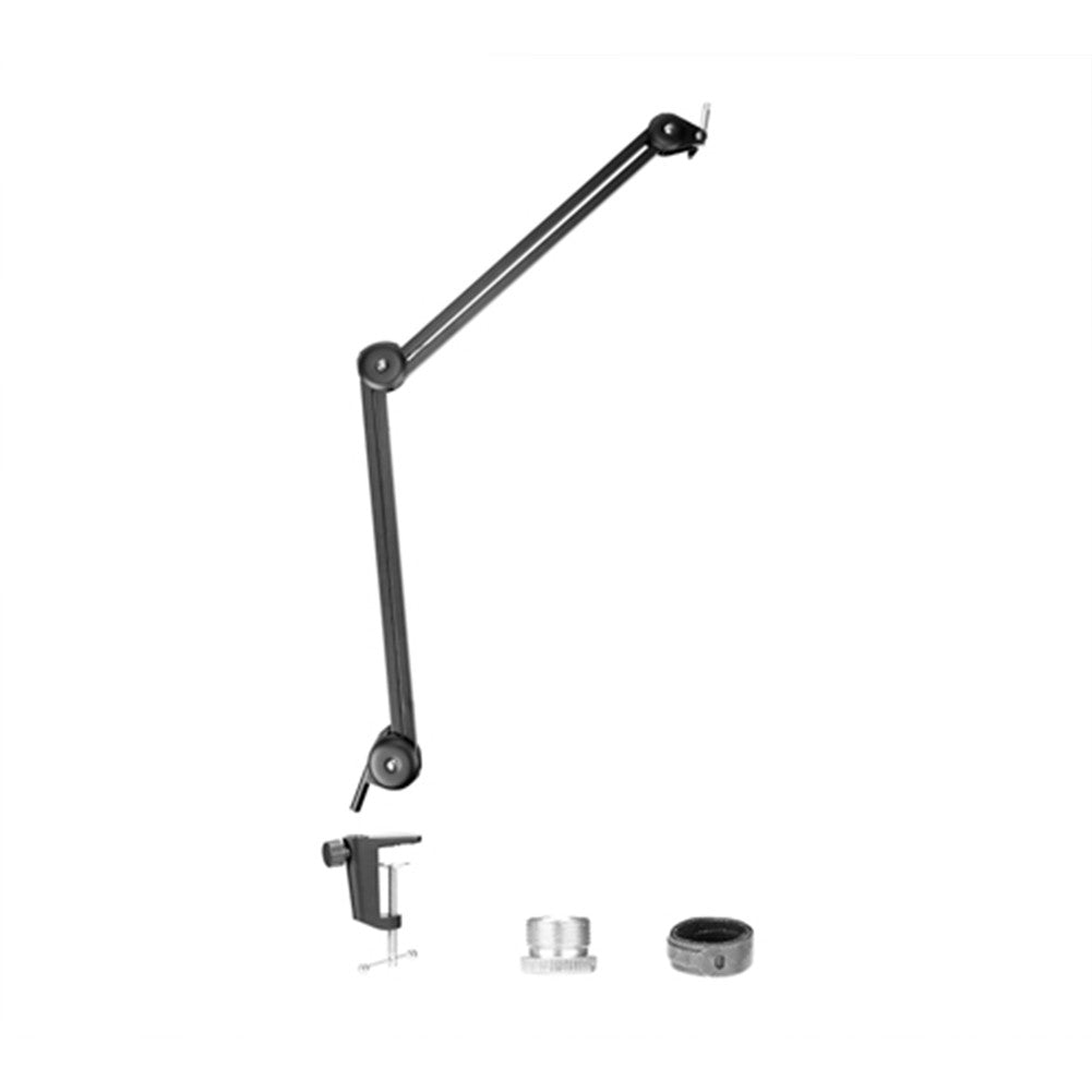 BOYA BY BA20 Spring Loaded Suspension Arm - Professional Microphone Boom Arm for Podcasting, Streaming & Voice Over (Black) - Perfect for Home Studio, Gaming Setup & Content Creation