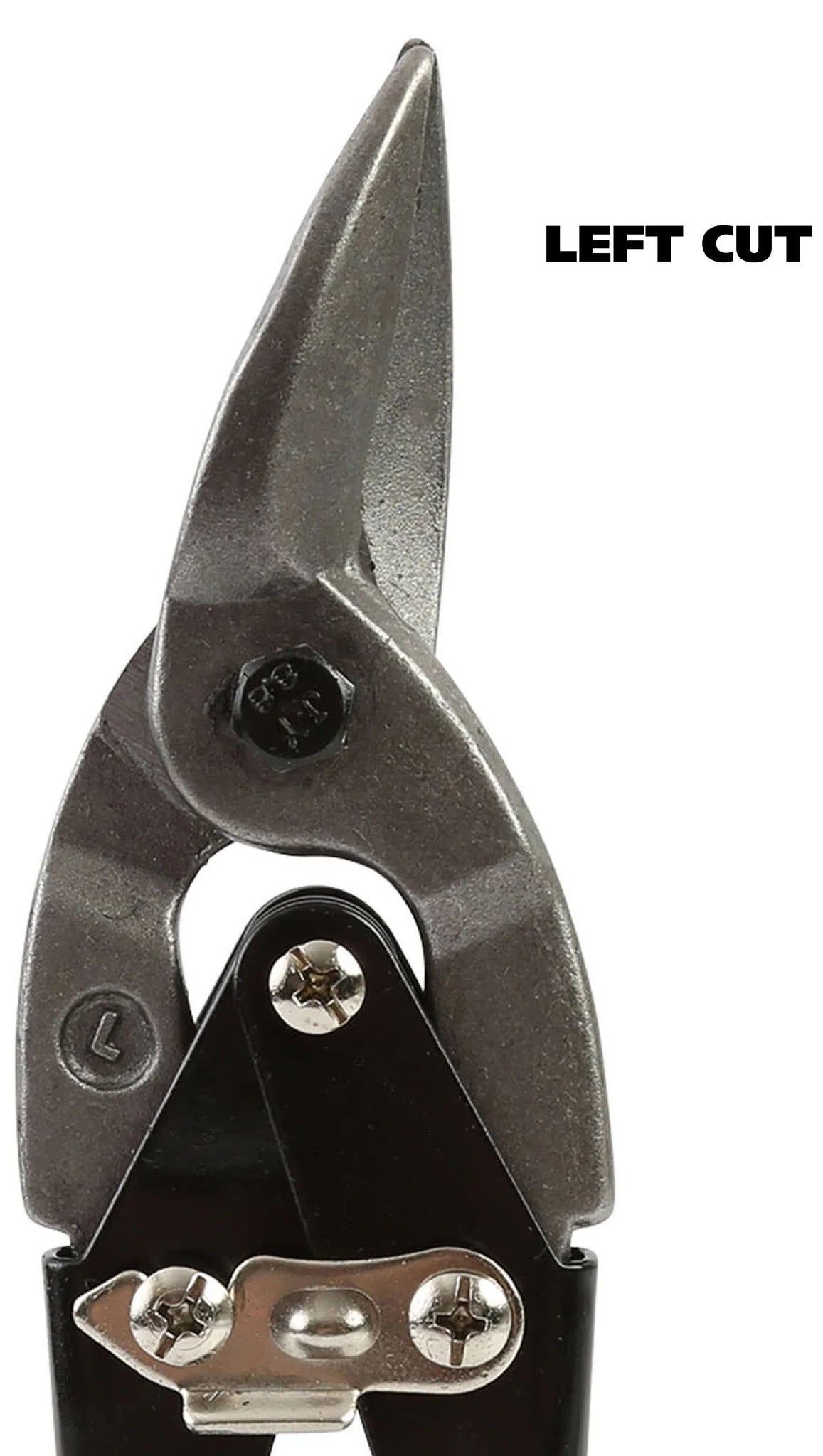 GreatNeck TA10L Left Cut Aviation Snips - Heavy Duty Metal Cutting Shears for HVAC, Roofing & DIY Projects | Durable Tin Snips for Sheet Metal & Aluminum Work