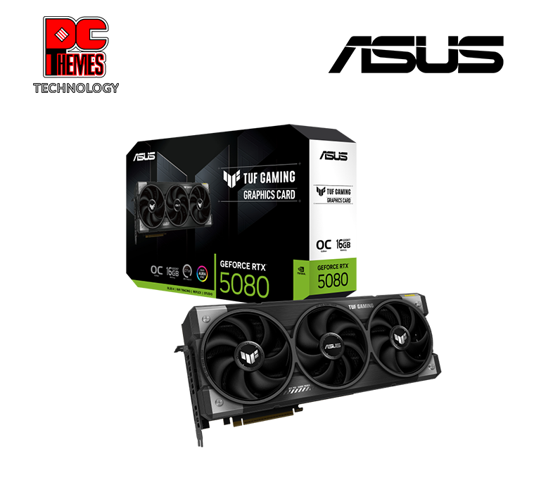 ASUS TUF Gaming GeForce RTX 5080 16GB GDDR6 Graphics Card - High Performance Gaming GPU for 4K Gaming, VR & Content Creation | Perfect for PC Builders & Esports Enthusiasts