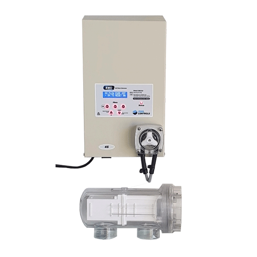 SWC Salt Water Chlorinator with pH Control for Pools – Ideal for In-Ground and Above-Ground Pool Maintenance