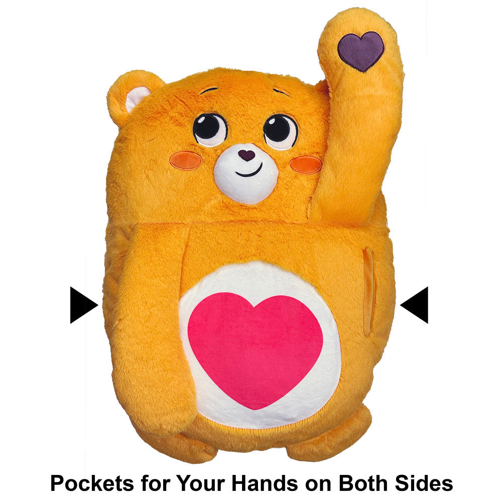 Care Bears Happy Nappers Tenderheart Bear Plush Pillow - Soft Stuffed Animal Toy for Kids, Cuddly Pocket Pal for Nap Time & Bedtime Comfort | Perfect Gift for Children's Room Decor & Sleep Companion