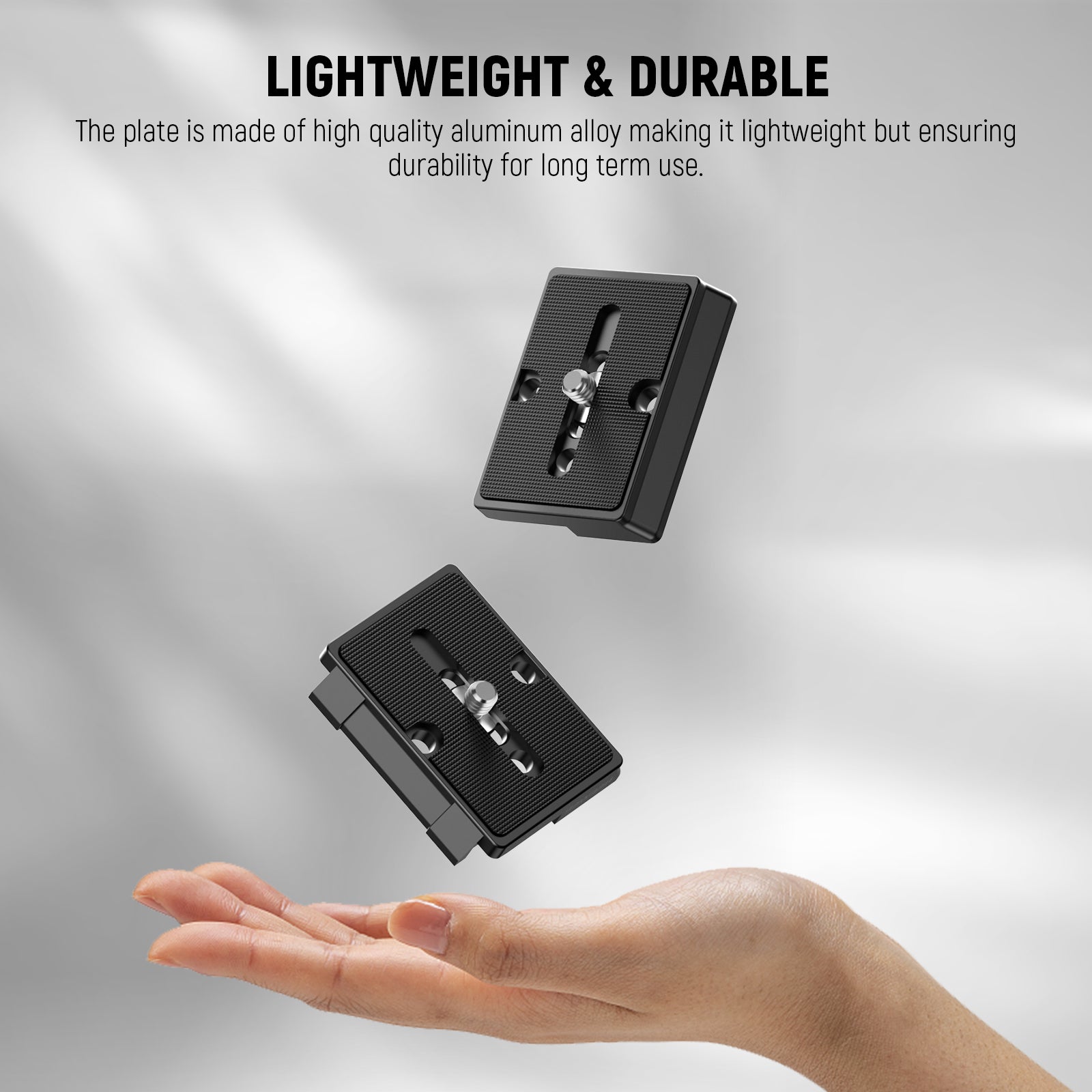 NEEWER QRP-3 2-Pack 200PL Quick Release Plate Aluminum for DSLR Cameras - Perfect for Photography, Videography & Studio Use