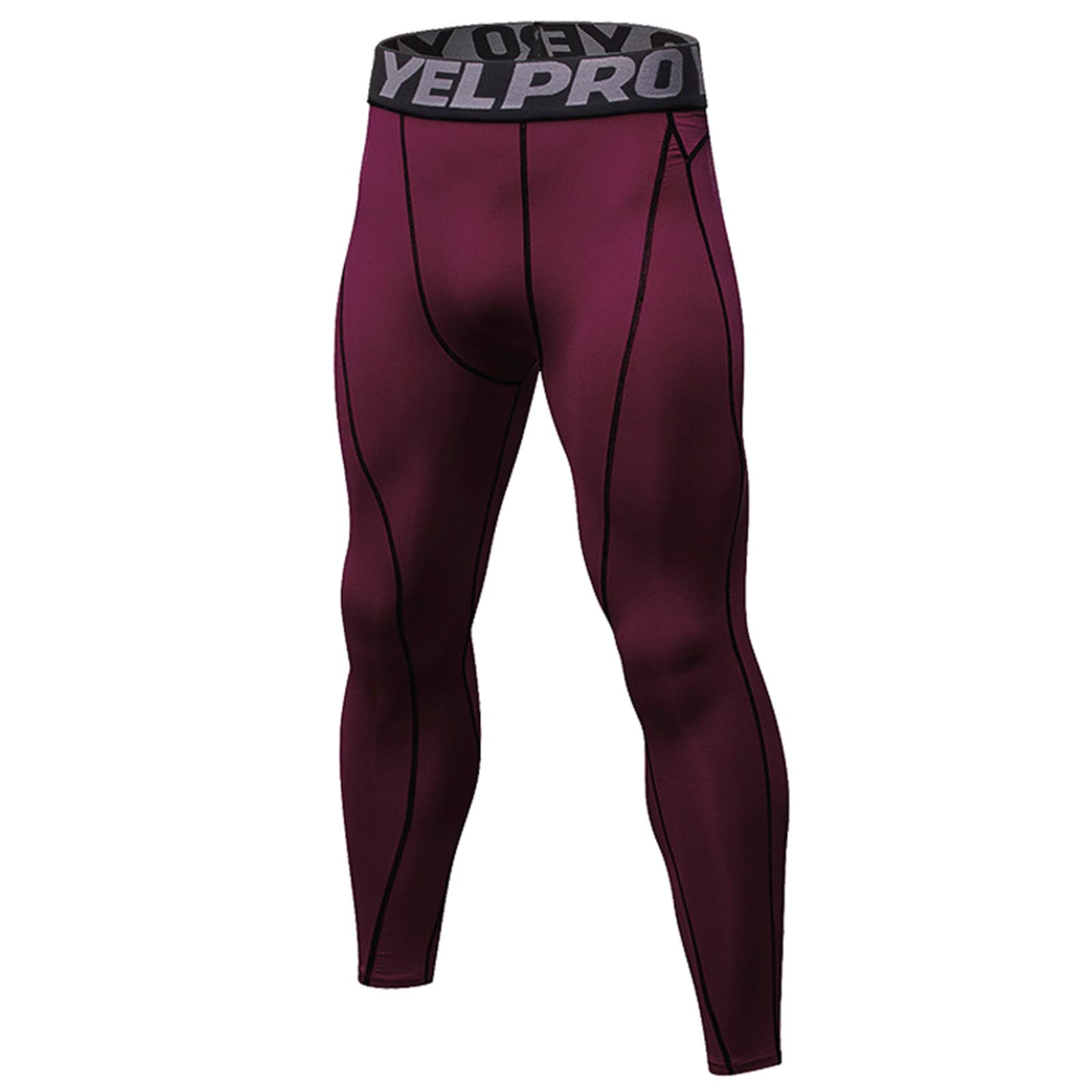 LINGLONGAN Men's Compression Pants for Fitness Training, Bodybuilding, Yoga & Basketball - Moisture Wicking Tight Sports Leggings for Workout & Active Lifestyle