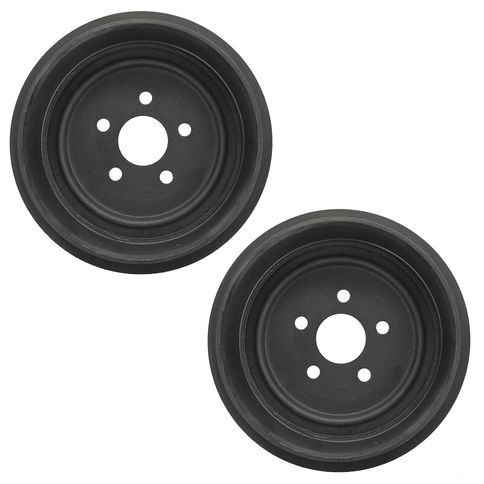 Rear Brake Drum Pair Set for 2003-2005 Chevy Cavalier & Pontiac Sunfire - Durable Replacement Brake Drums for Smooth Stopping Power - Perfect for Daily Commuting and Highway Driving