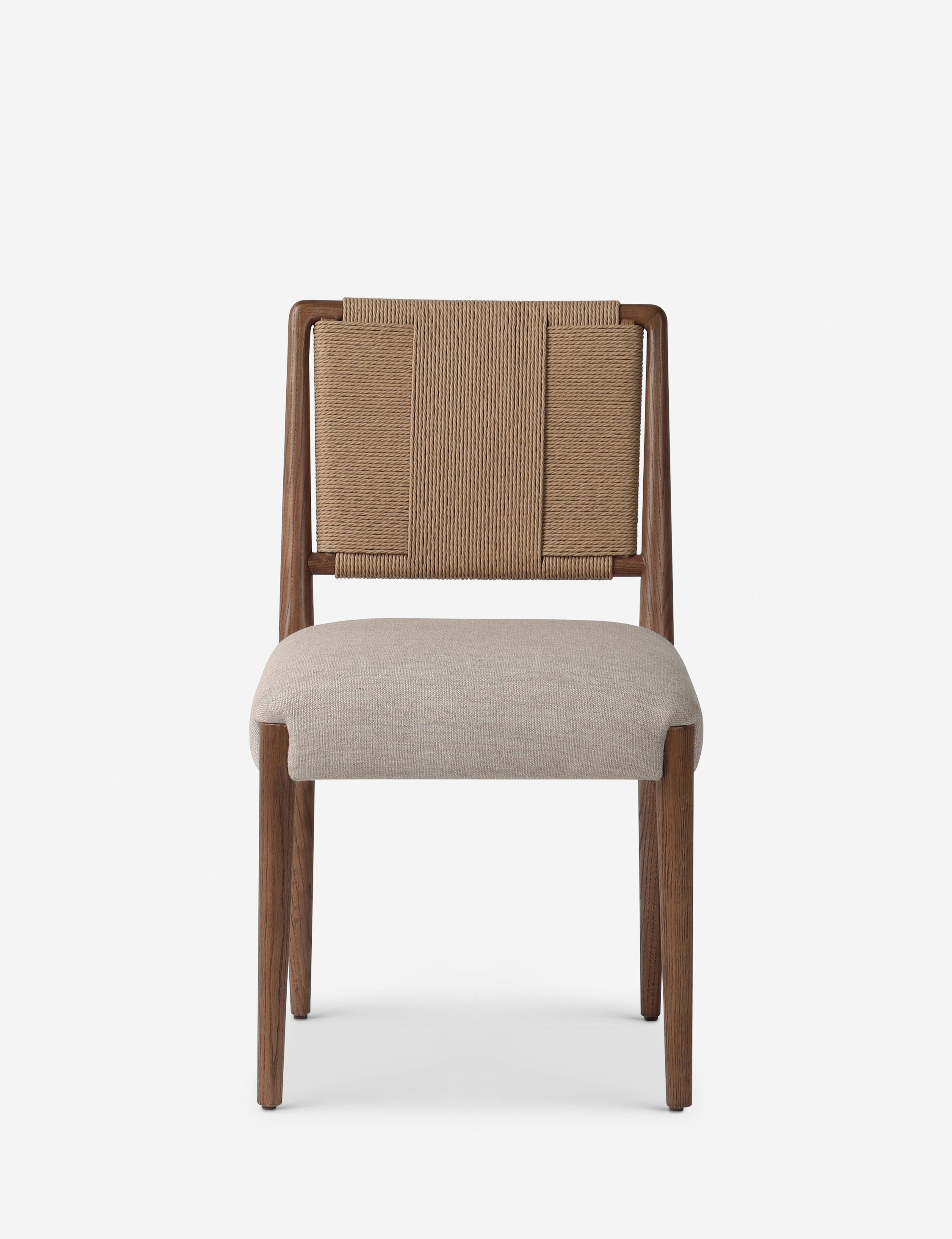 Fenmore Modern Dining Chair - Sturdy Wooden Kitchen Chairs with Upholstered Seat - Perfect for Dining Room, Kitchen, Breakfast Nook & Home Office