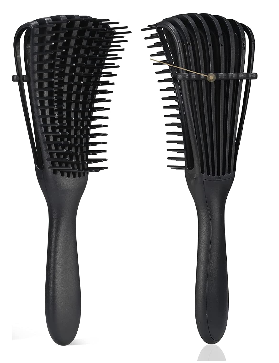 URBANMAC Detangling Hair Brush for Wet & Dry Hair - Pain-Free Detangler Comb for Curly, Wavy, Straight Hair - Ergonomic Handle for Kids & Adults - Perfect for Shower, Salon & Travel Use