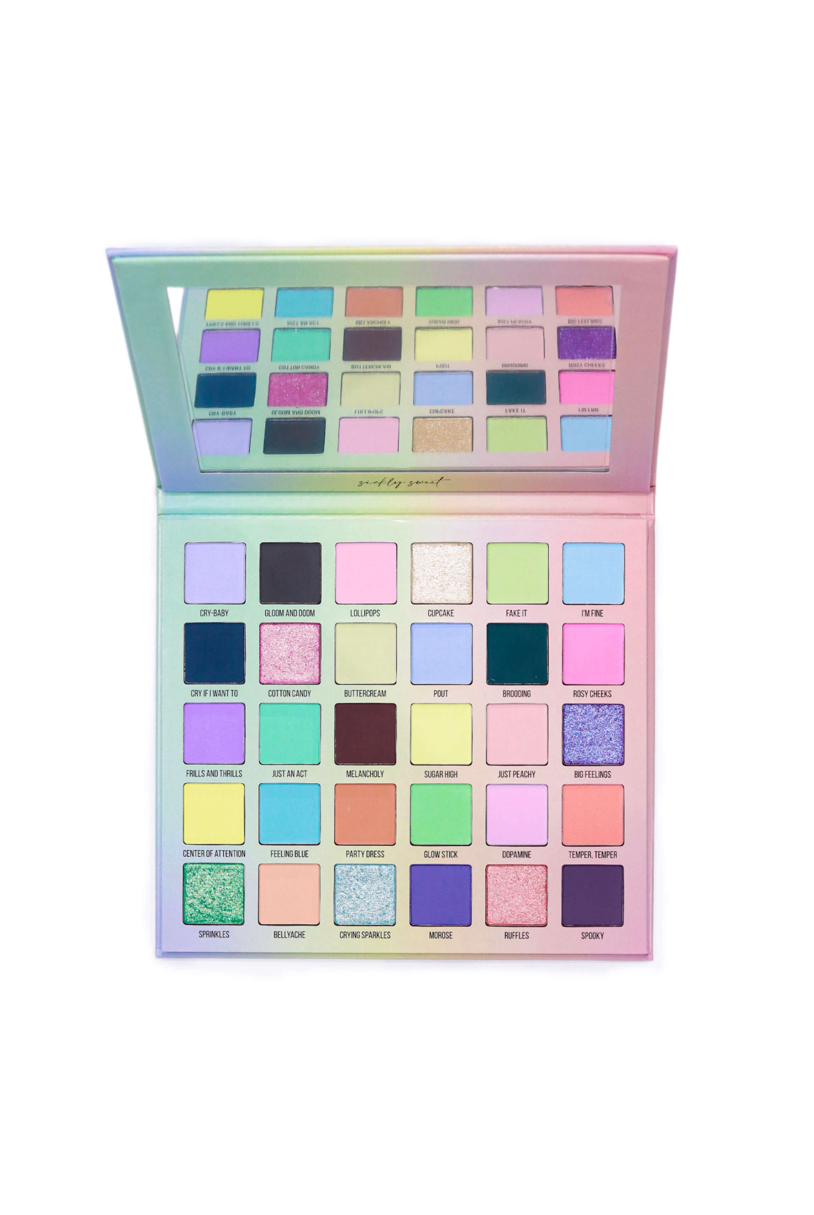 Blend Bunny Cosmetics Sickly Sweet Eyeshadow & Blush Palette - Vegan Makeup for Bold Eye Looks & Flawless Cheeks | Perfect for Date Night & Festival Makeup