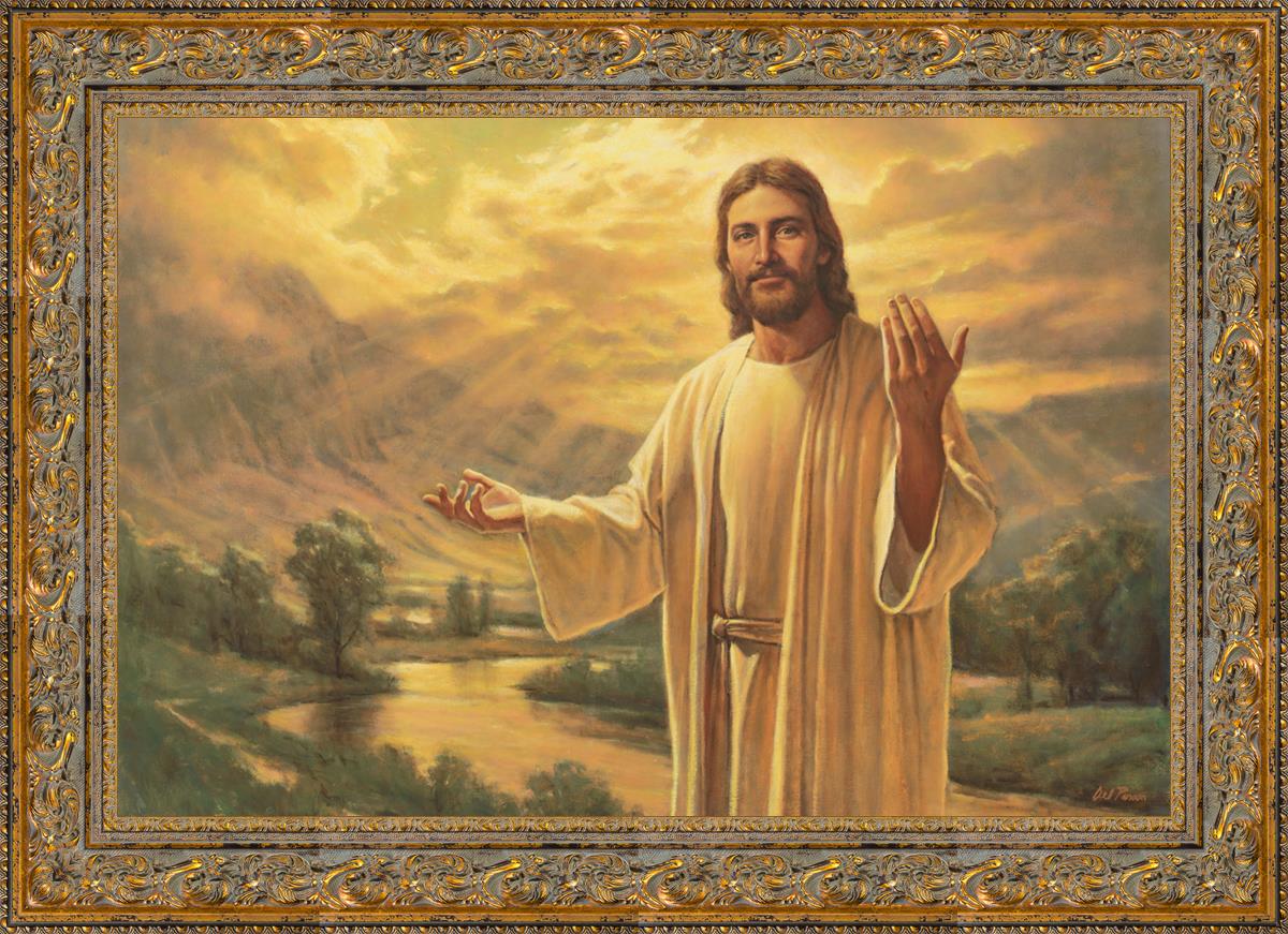 Come Follow Me By Del Parson - Inspirational Christian Wall Art for Home & Church Decor - Perfect for Living Rooms, Bedrooms & Sunday School Classrooms