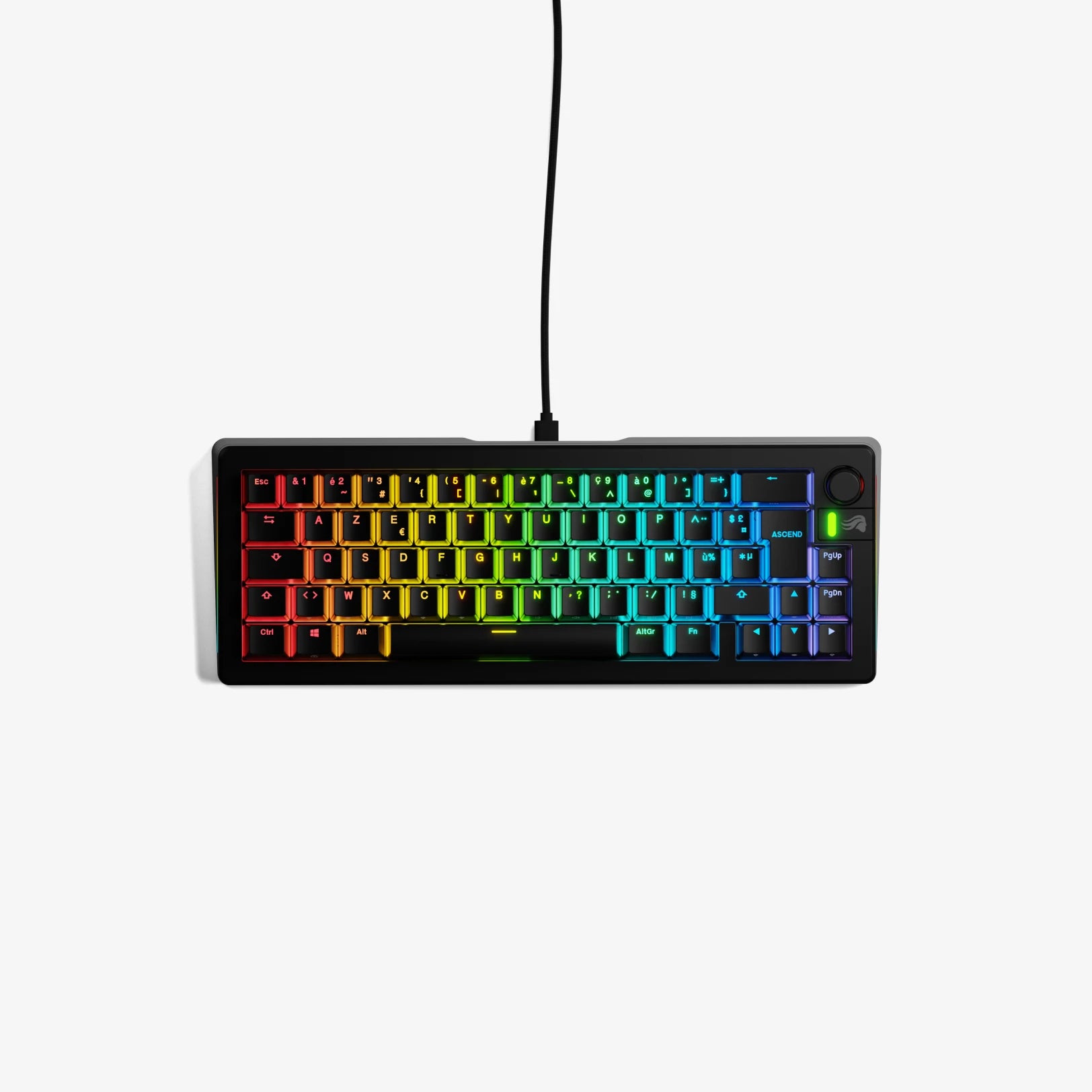 GMMK 3 Prebuilt Mechanical Gaming Keyboard - 96% Compact Layout, Hot-Swappable Switches, RGB Backlit - Perfect for PC Gaming, Office Work & Typing Enthusiasts