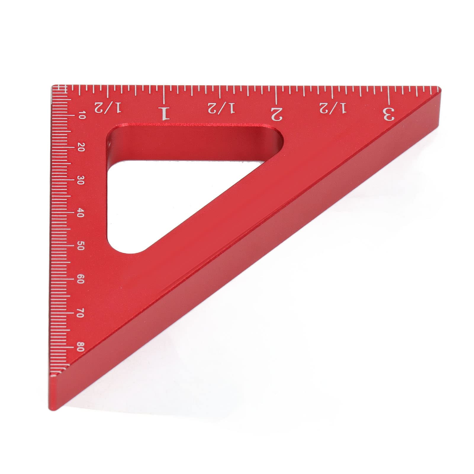 Premium Aluminum Alloy Woodworking Ruler - Rust-Proof Clear Scale Carpentry Tool for Precise Linear Measurement | Perfect for DIY Projects, Furniture Making & Crafting