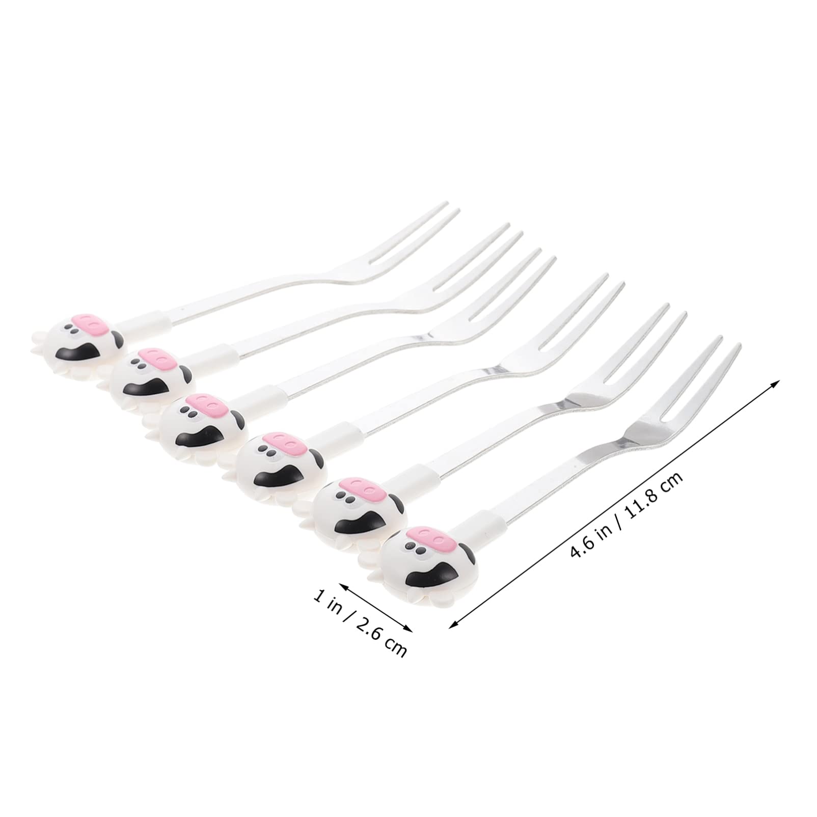 Healifty 12-Piece Stainless Steel Dessert Forks Set - Perfect for Camping, Fruit Picks, Party Supplies, and Home Use - Ideal for Serving Cakes, Fruits, and Appetizers at Gatherings