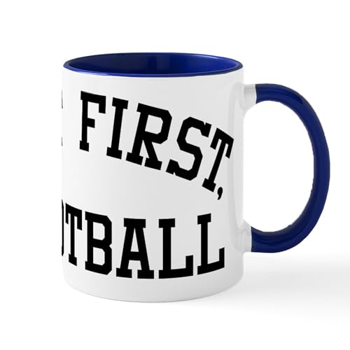White/Navy Inside - But First Football