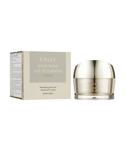 Ultra V Idebenone Cream - Anti-Aging Face Cream for Wrinkles & Fine Lines | Hydrating & Firming Skincare for Daily Use