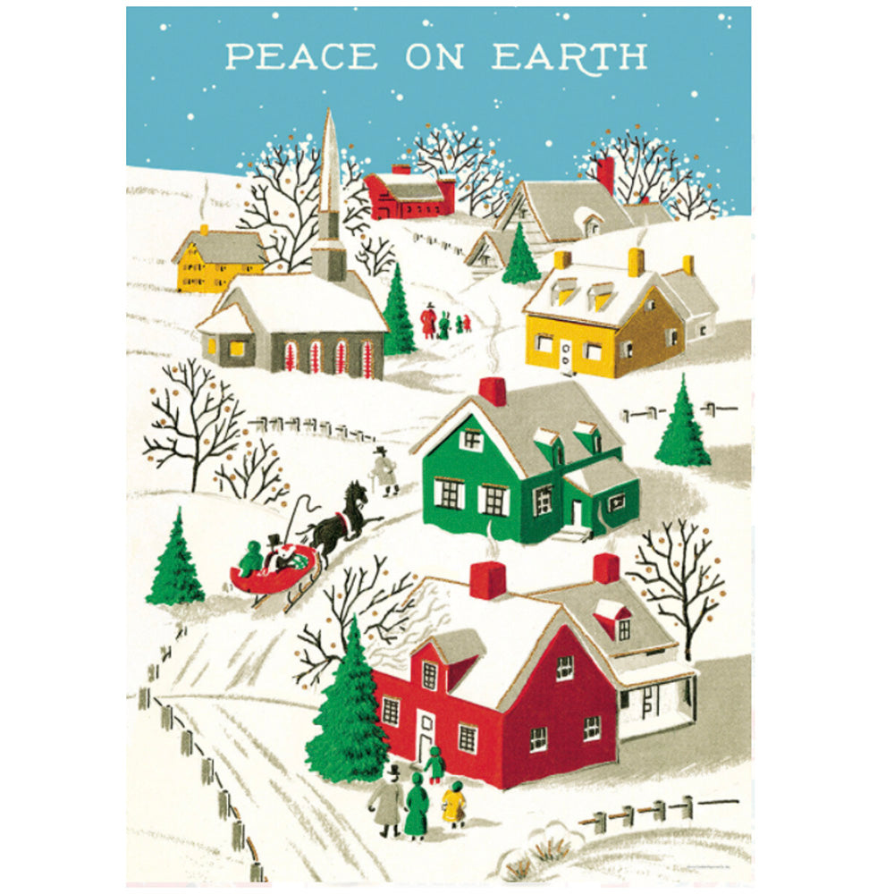 Peace On Earth Wrapping Paper - Elegant Holiday Gift Wrap for Christmas, Birthdays & Special Occasions