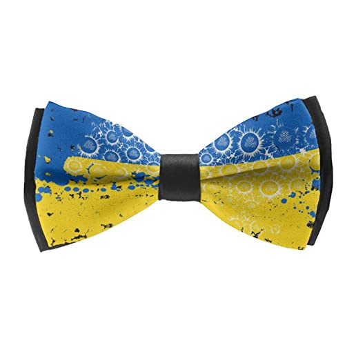 Grunge Ukraine Flag Sunflower