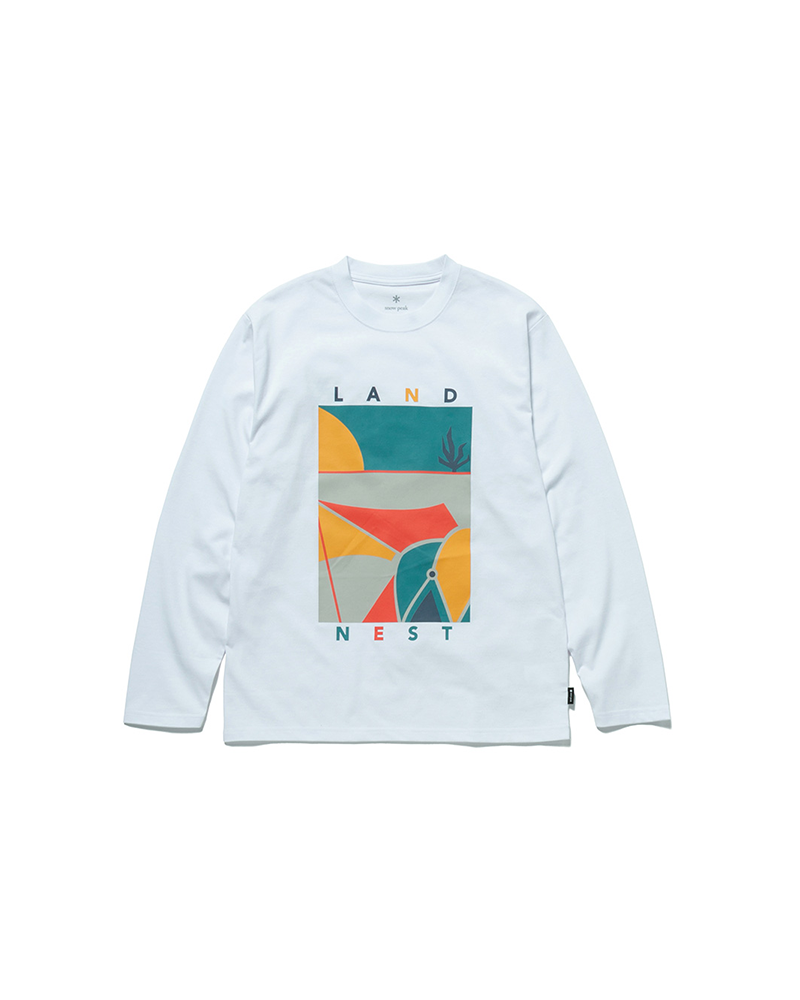 Land Nest Long Sleeve T-Shirt for Men - Comfortable Casual Crew Neck Cotton Tee for Everyday Wear, Outdoor Activities & Layering
