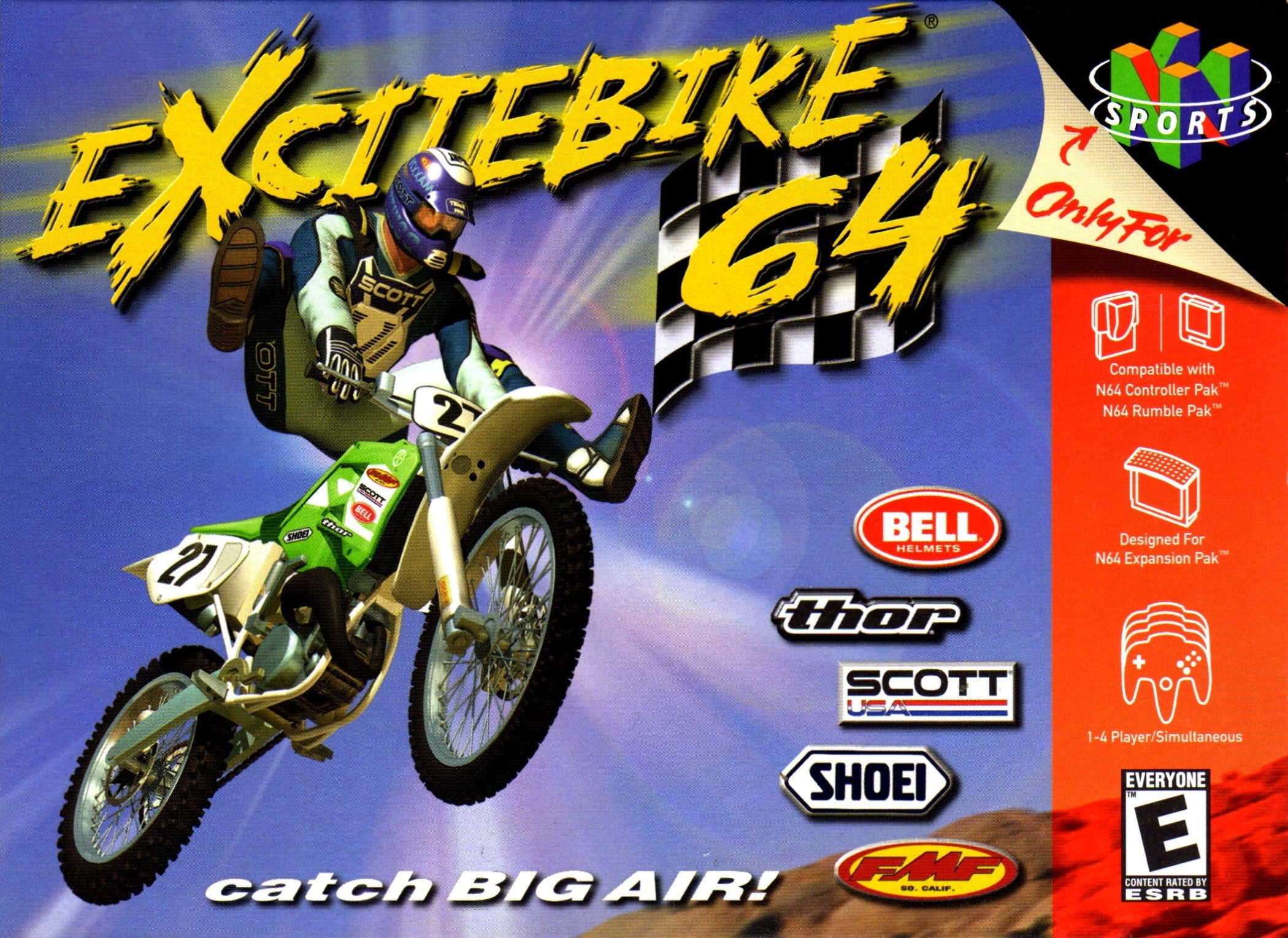 Used Excitebike 64 N64 Video Game - Retro Nintendo 64 Racing Game for Collectors & Gamers - Perfect for Nostalgic Gaming Nights & Vintage Console Setups