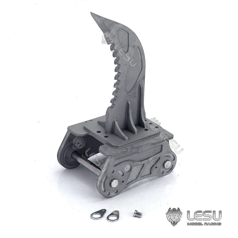 1/14 Scale Metal Claw Ripper Bucket for LESU 374F RC Hydraulic Excavator | Heavy-Duty Digging Compactor Attachment | Compatible with Remote Control Construction Vehicles | Perfect for RC Construction Site Simulation & DIY Terrain Projects