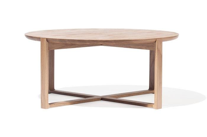 Delta Modern Coffee Table by Ton - Mid-Century Design for Living Room, Lounge & Office - Sturdy & Stylish Wooden Table for Coffee, Books & Decor