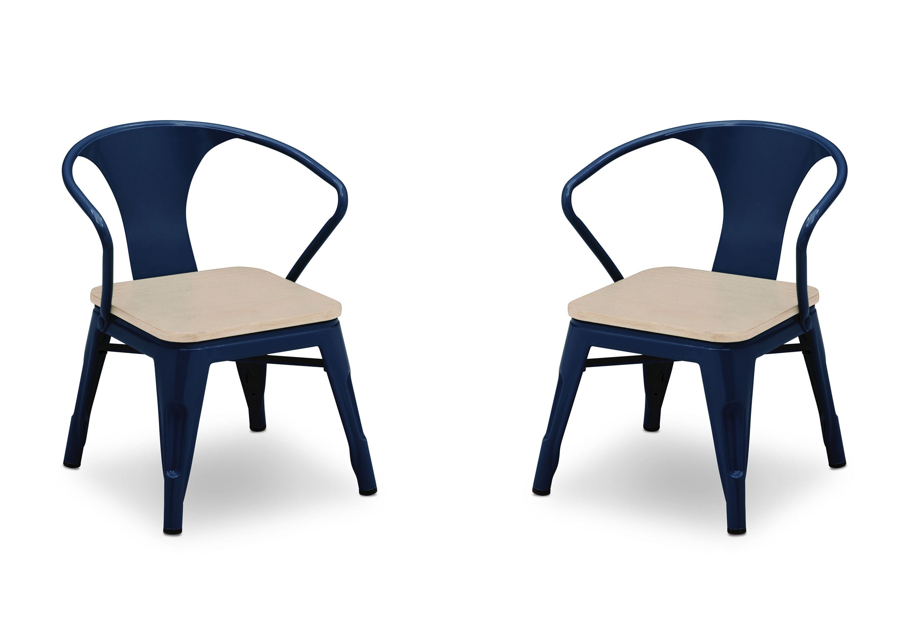 Modern Bistro 2-Piece Chair Set for Outdoor Patio, Cafe, or Garden - Durable Metal Frame with Comfortable Cushioned Seating - Perfect for Dining, Relaxing, and Entertaining