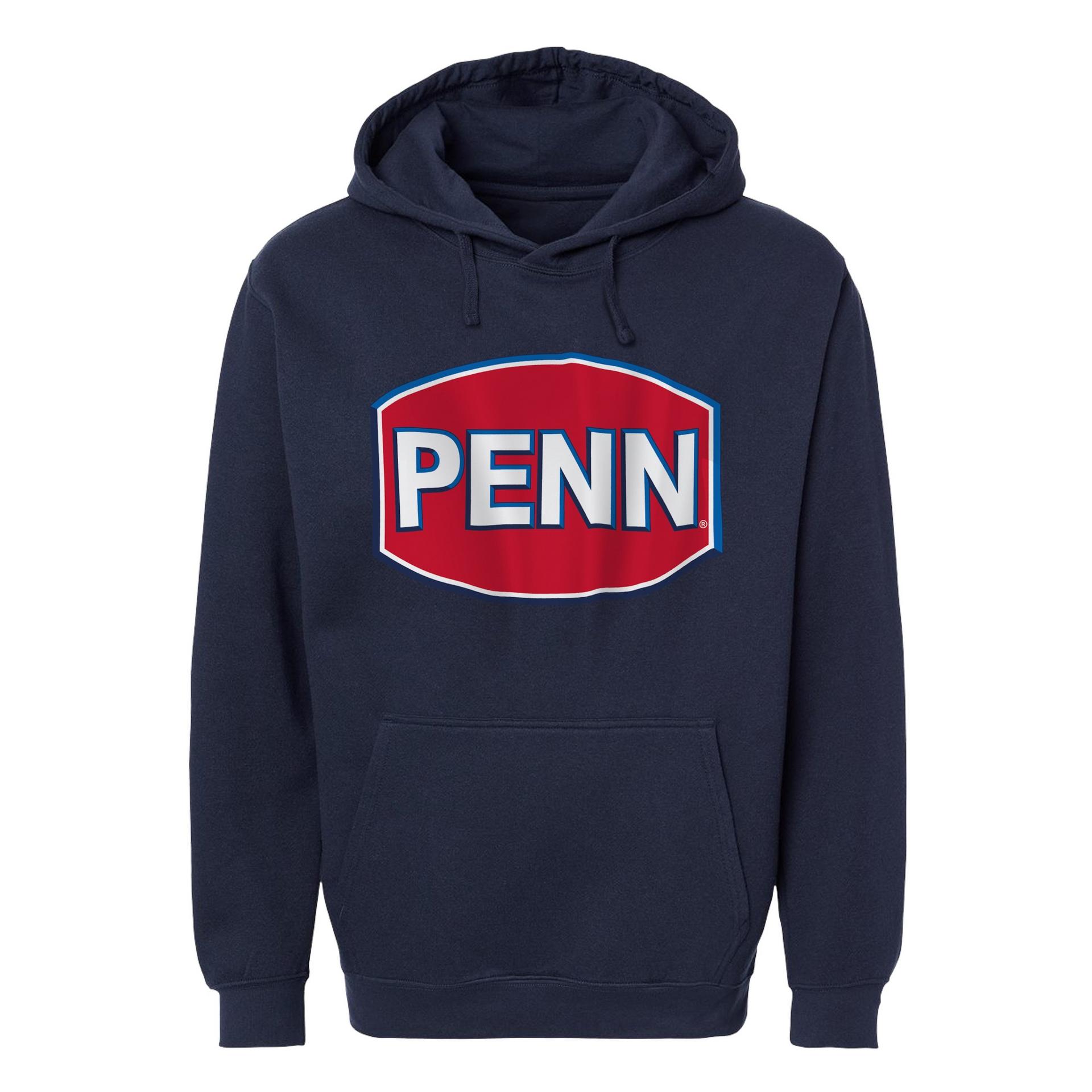 PENN® Pullover Hooded Sweatshirt for Men & Women - Soft Cotton Fleece Hoodie for Casual Wear, Gym, and Outdoor Activities