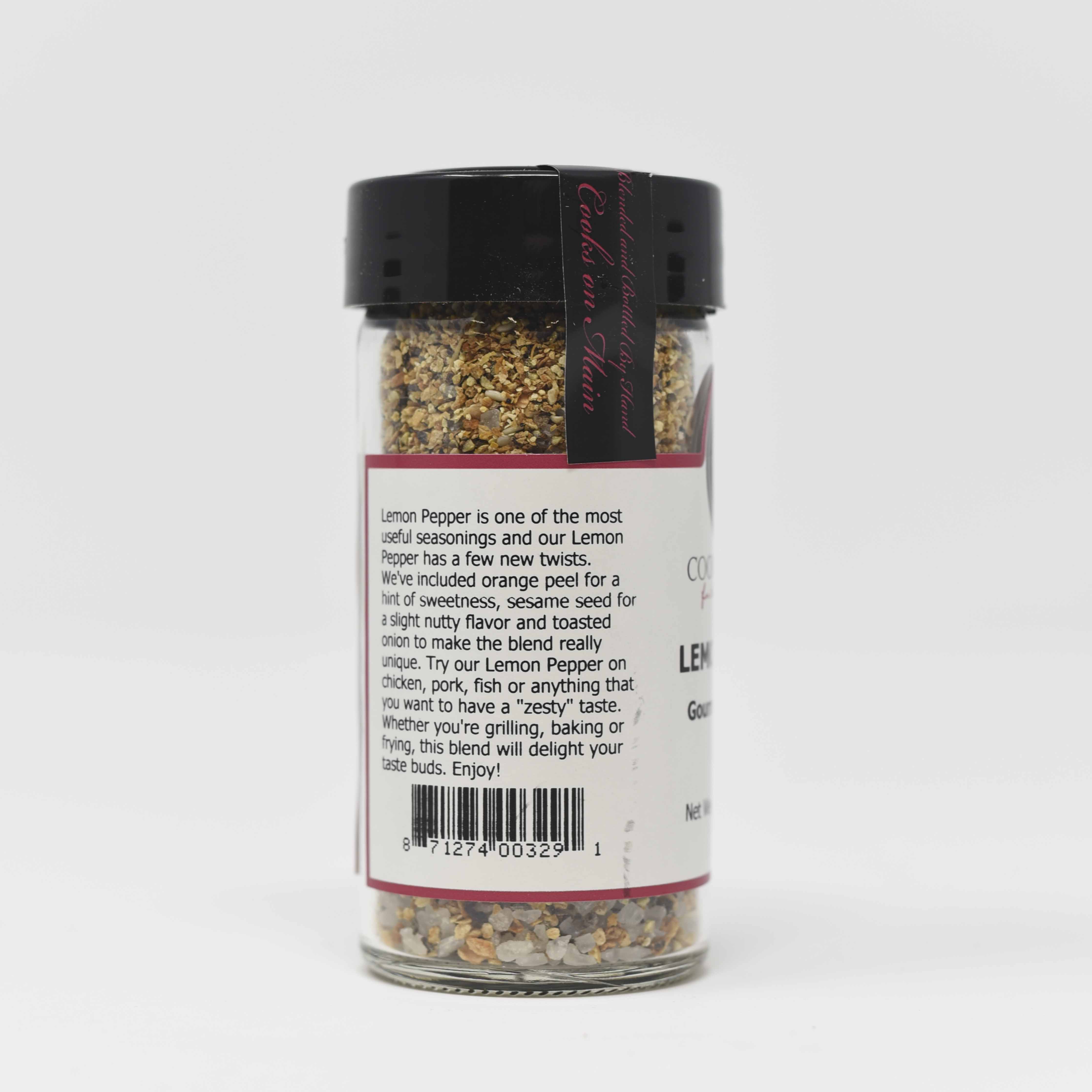 Organic Lemon Pepper Seasoning - Premium All-Natural Spice Blend for Chicken, Fish & Salads | Perfect for Grilling, Roasting & Everyday Cooking | Gluten-Free & Non-GMO