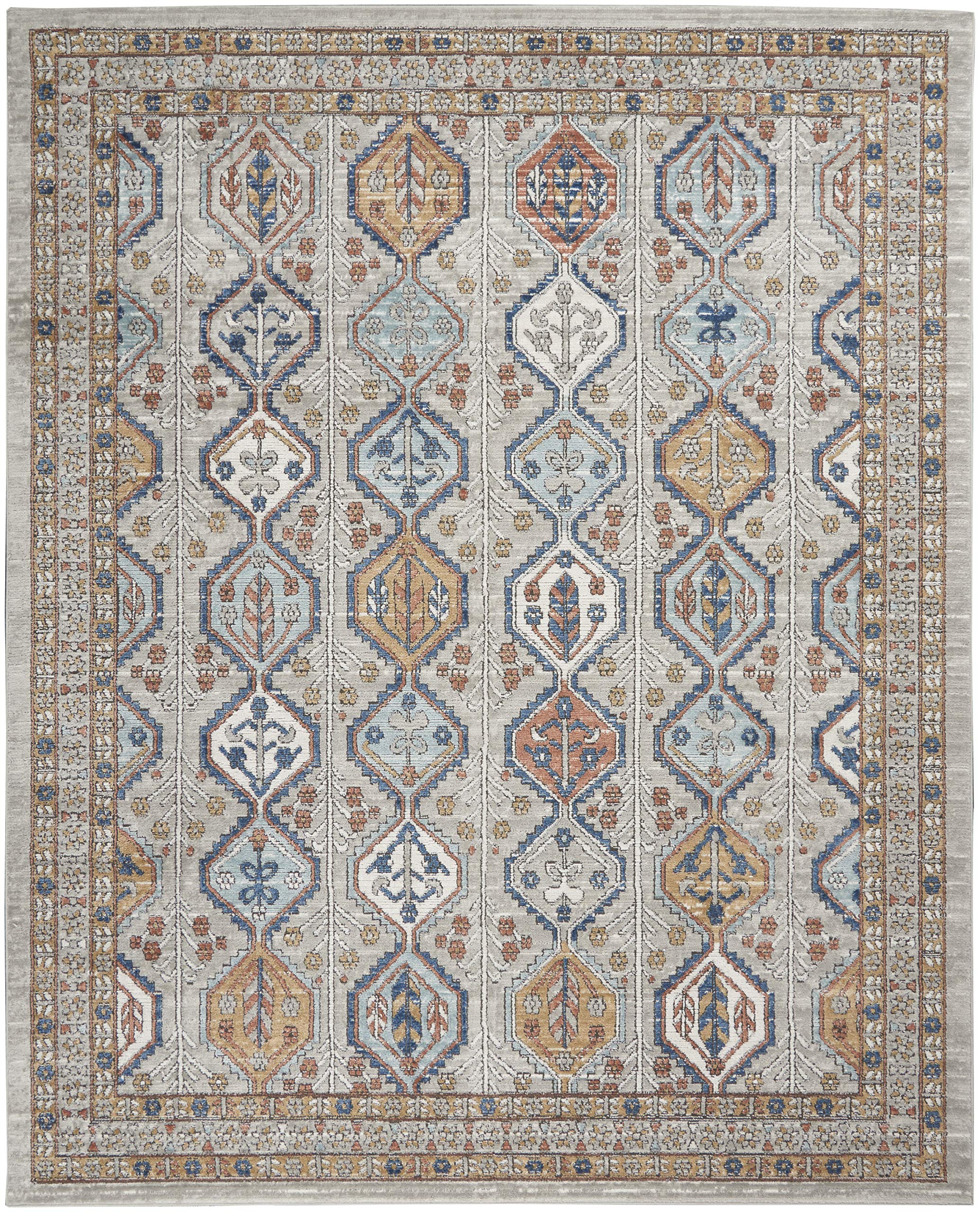 Nourison Concerto Bohemian Grey/Multi 6'7