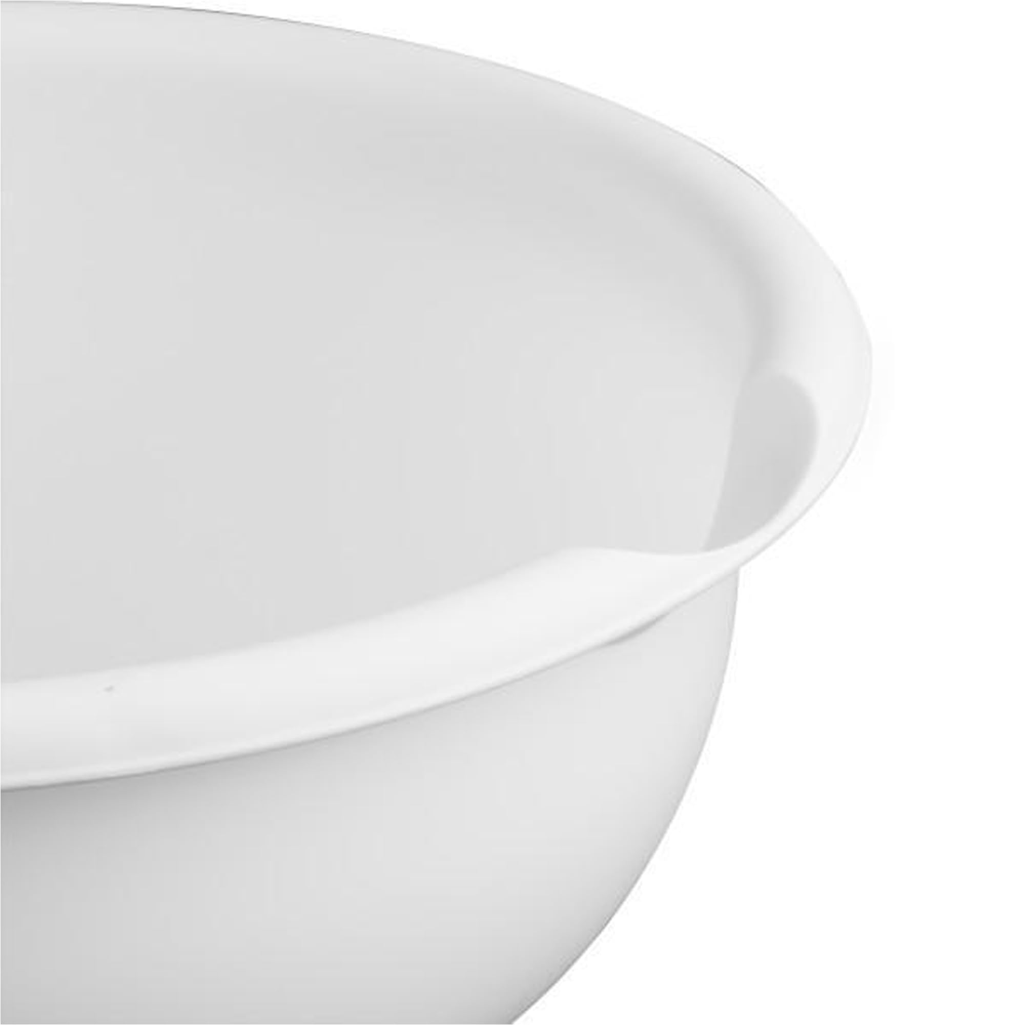 Sterilite 6-Piece Plastic Nesting Mixing Bowls with Lids & Pour Spouts - BPA-Free Food Storage Containers for Meal Prep, Baking & Kitchen Organization (Washed Blue) - Perfect for Cooking, Serving & Leftovers Storage