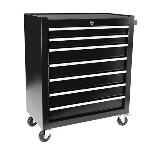 7 Drawer Black