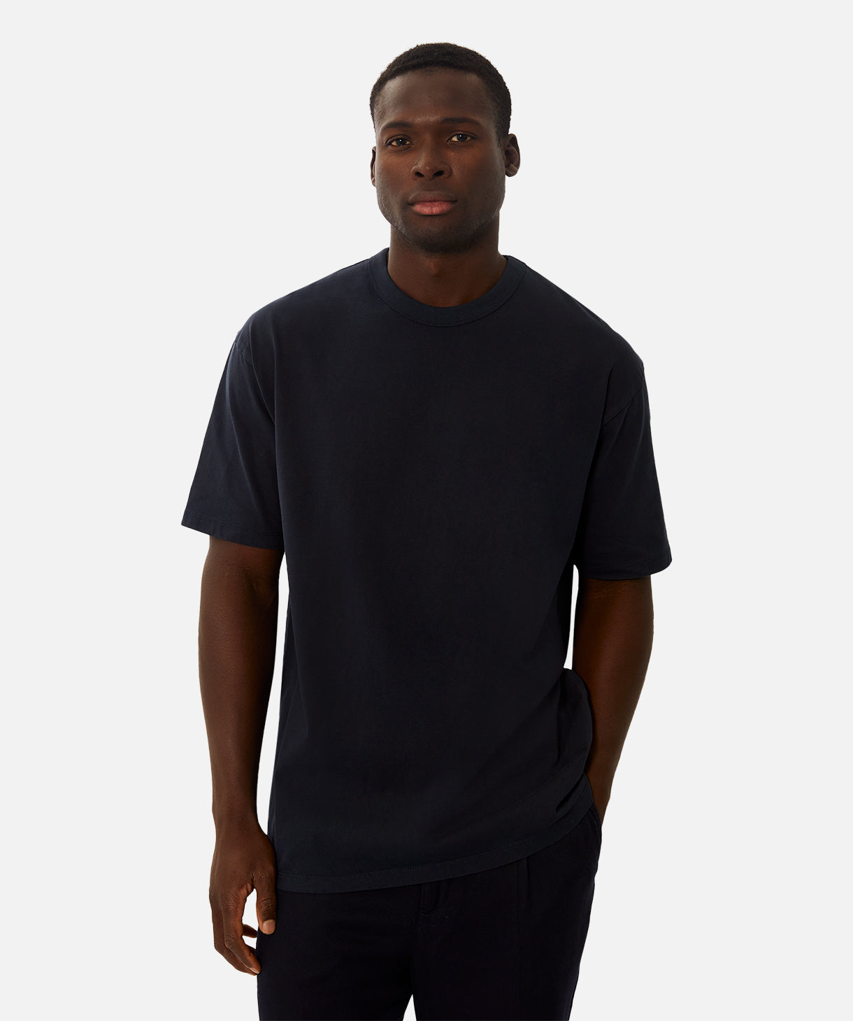 The Del Sur Tee - Soft Cotton Crew Neck T-Shirt for Men in OD Navy | Comfortable Casual Wear for Everyday Outfits & Outdoor Activities