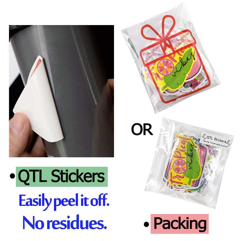 100 Pack Waterproof Cute Stickers for Hydro Flask & Water Bottles - Durable VSCO Aesthetic Decals for Girls | Perfect for School, Laptops, Journals & DIY Crafts