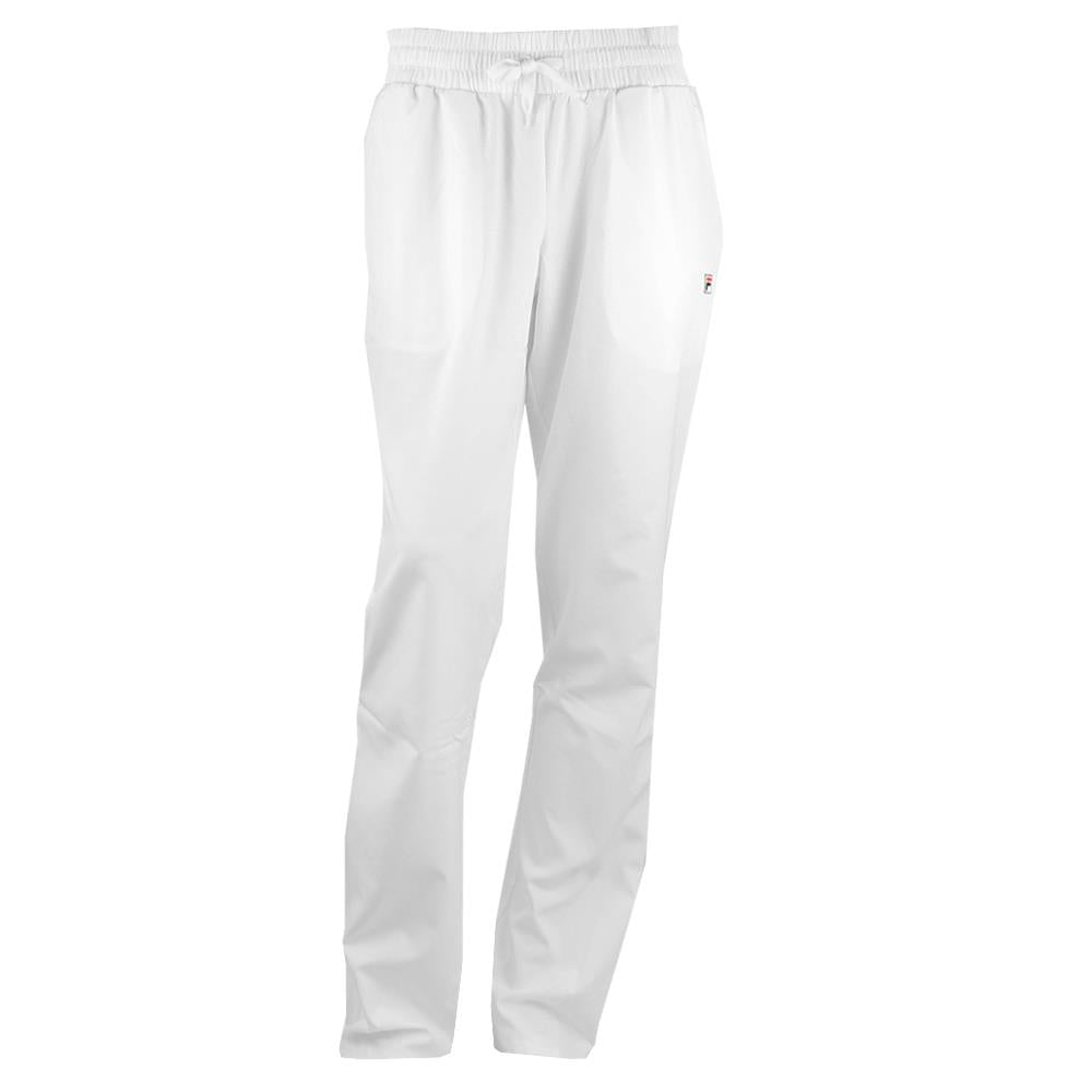 Fila Women's Essentials Comfort Fit Track Pants - White | Athletic Joggers for Running, Yoga & Casual Wear