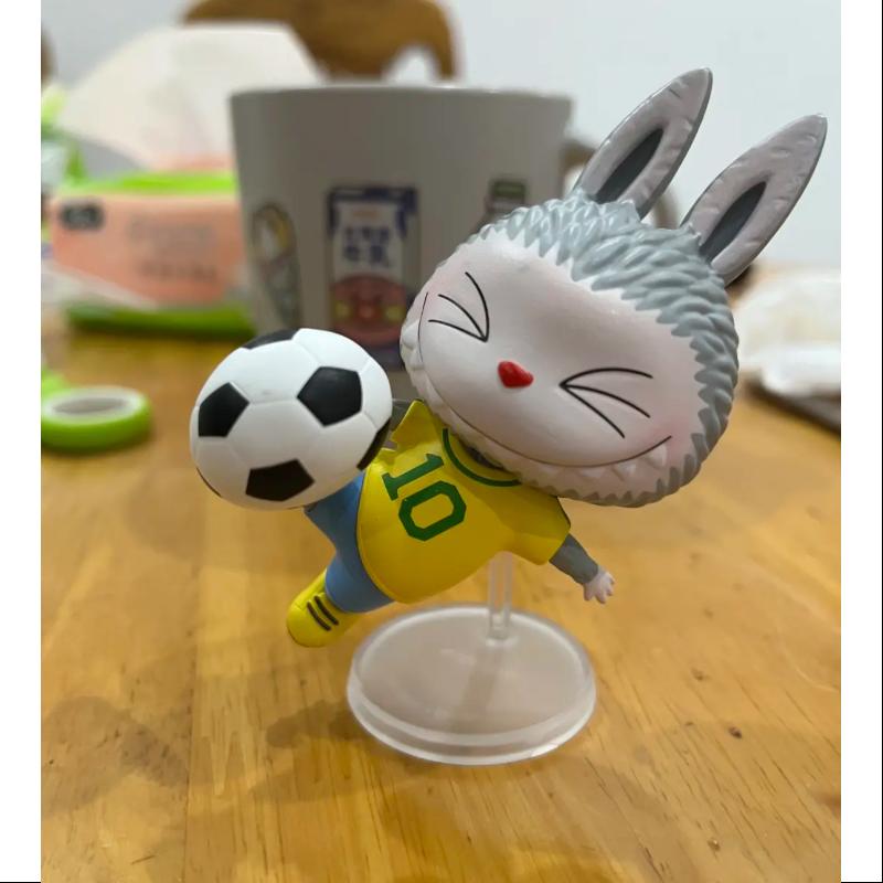 Labubu The Monsters Sports Series FOOTBALL Action Figure - Collectible Vinyl Art Toy for Display & Gifts | Perfect for Anime Fans, Home Decor, and Office Desk Accessories