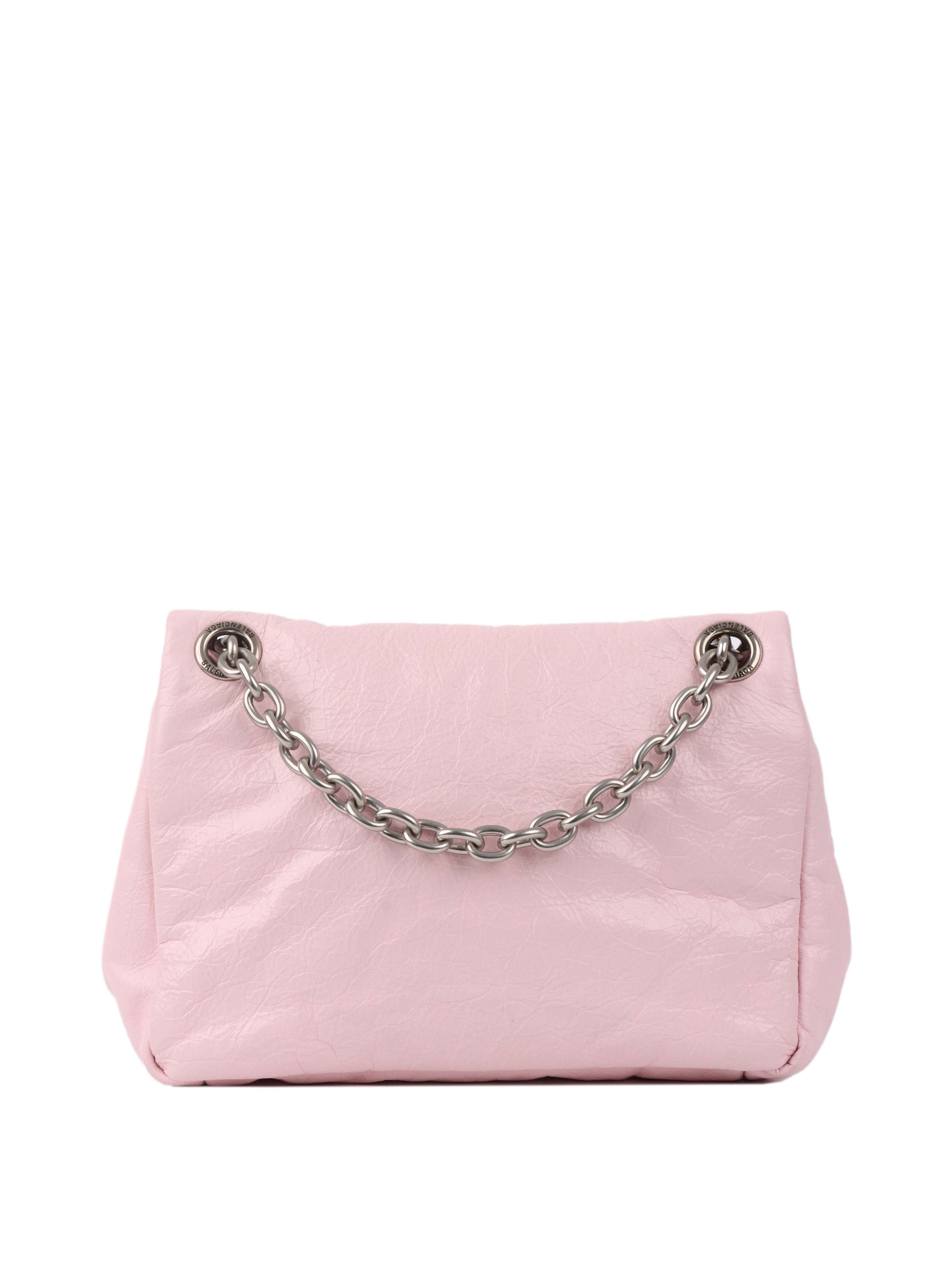 Balenciaga Monaco Mini Bag in Petal Pink - Luxury Crossbody Purse for Women, Perfect for Parties, Dates & Everyday Use