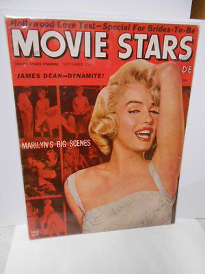 Vintage Marilyn Monroe Rare Movie Stars Magazine from the 1950s - Collectible Hollywood Memorabilia for Film Fans & Retro Decor