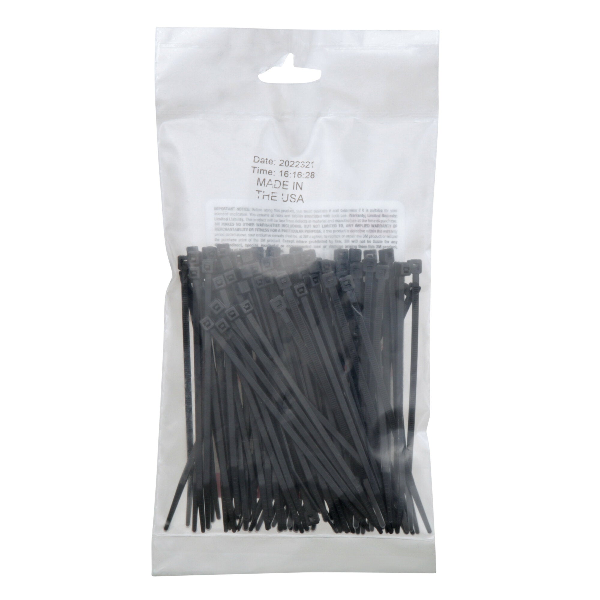 3M Cable Tie CT4BK18 C - Heavy Duty Nylon Zip Ties for Secure Wire Bundling & Harness Components - Ideal for Home, Office & Industrial Cable Management
