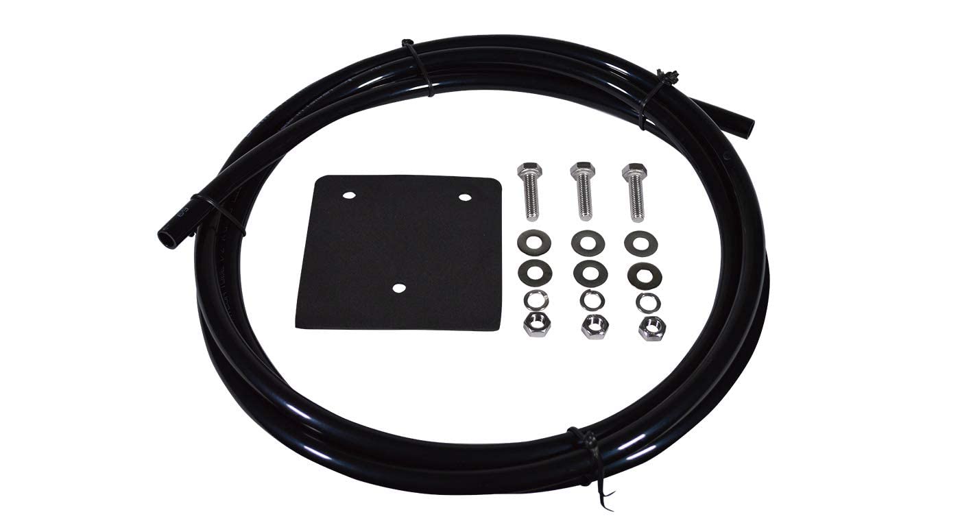 HornBlasters Outlaw Black 12/24 Volt Train Horn Kit - 3 Trumpet Air Horn for Trucks & Vehicles - Loud 150dB Sound for Emergency & Safety - Perfect for Semi Trucks, Boats & Off-Road Adventures