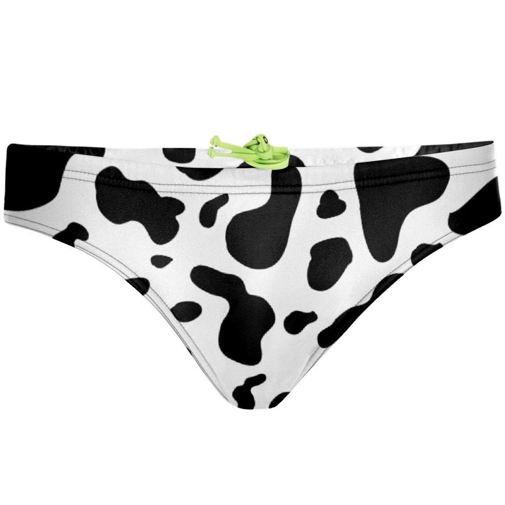 Moo Moo Suit Bandeau Bikini Bottom - Women's High Waisted Swimwear for Beach & Pool - Perfect for Summer Vacation, Tropical Getaways and Water Sports