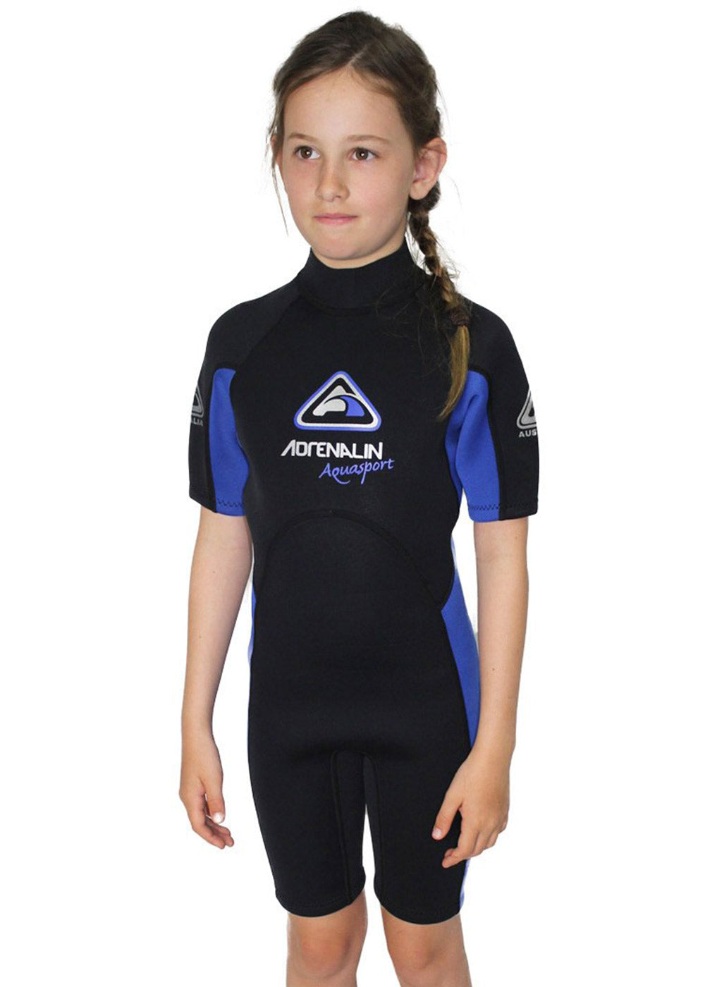 Adrenalin Kids Aquasport 2mm Spring Suit Wetsuit - Youth Shorty Wetsuit for Swimming, Surfing & Water Sports - Perfect for Beach, Pool & Summer Activities