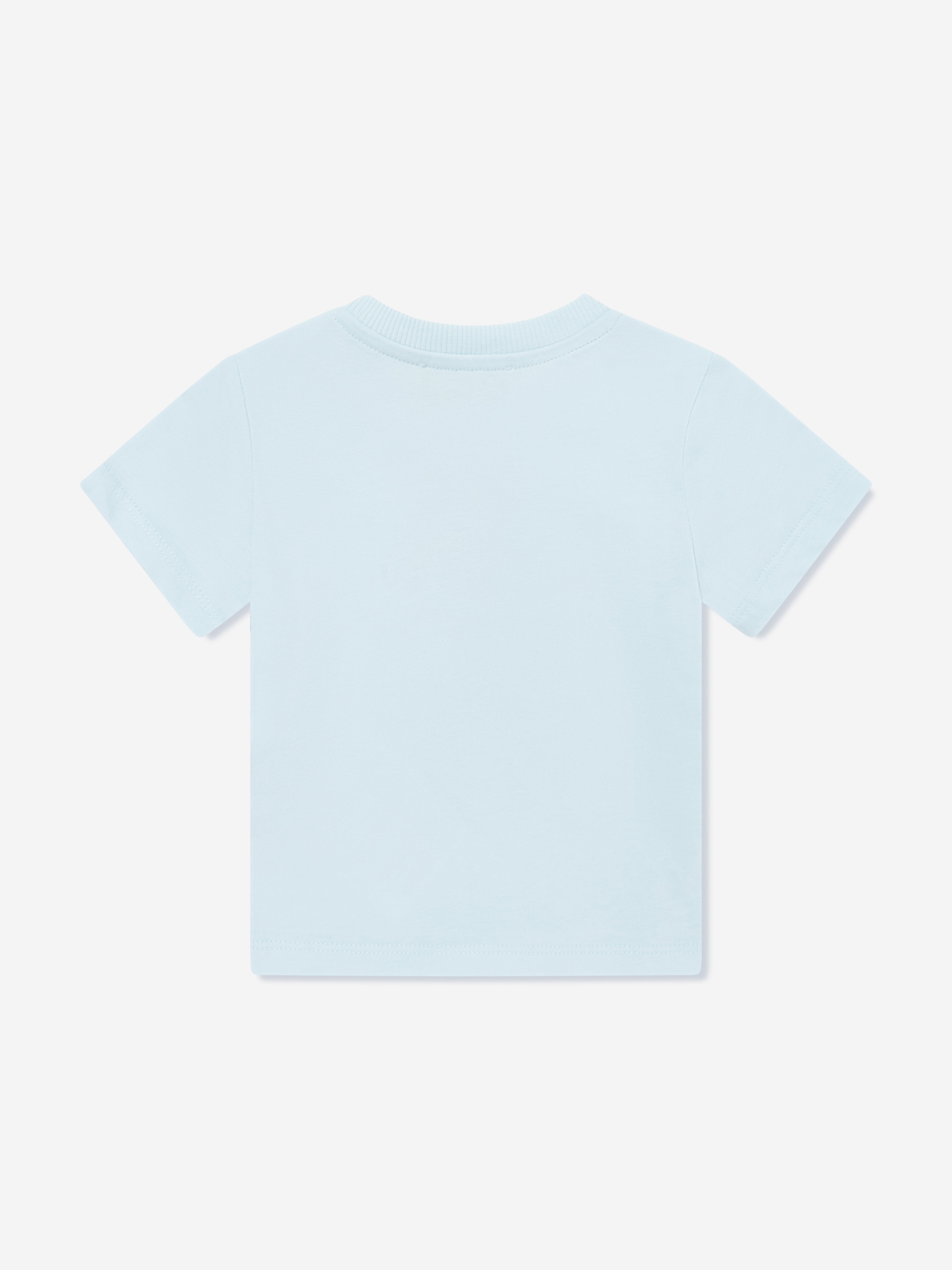 Adorable Baby Teddy Bear Graphic T-Shirt in Soft Blue - Perfect for Playdates & Family Photos
