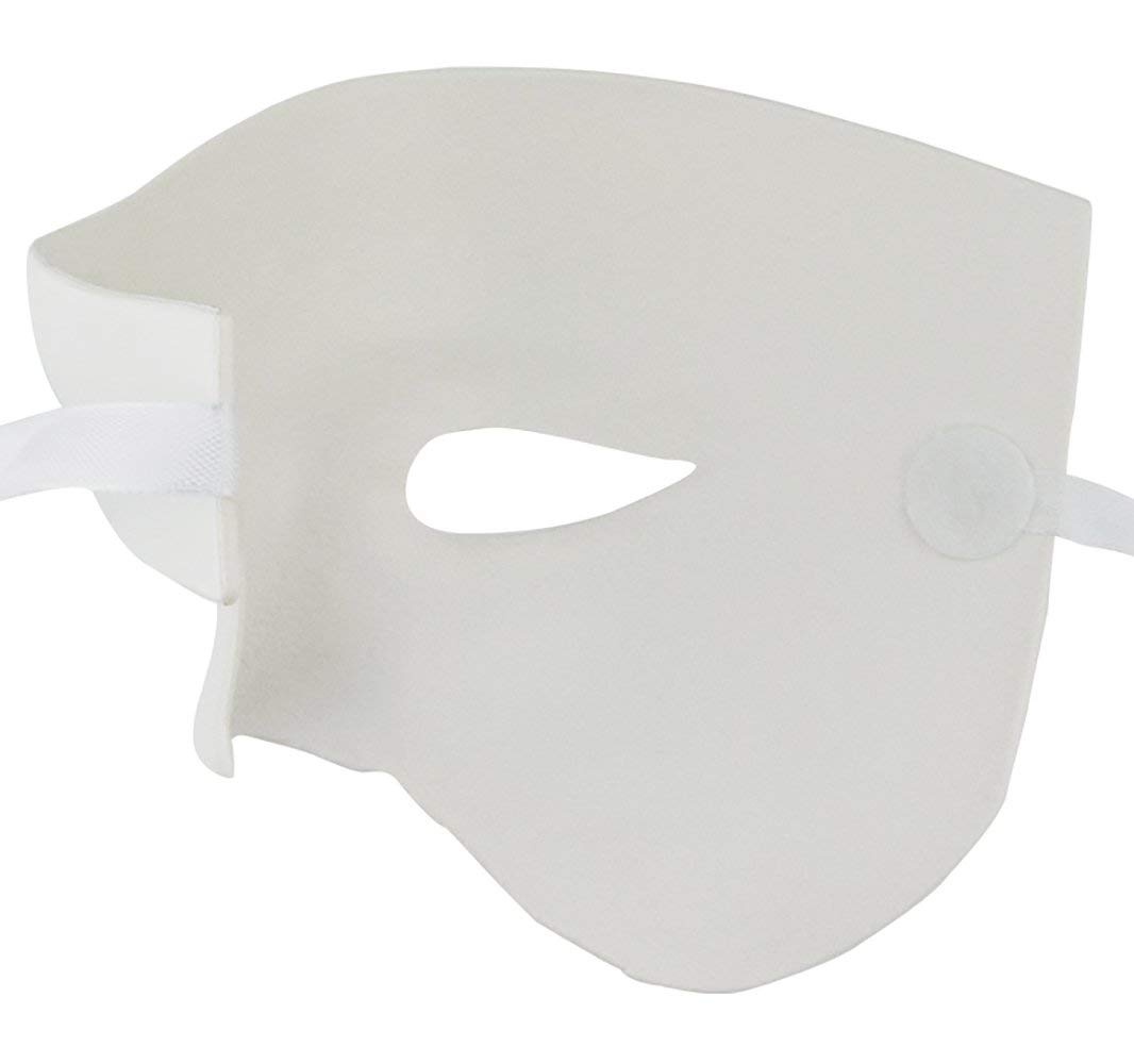 KEFAN Men's Masquerade Mask - Phantom of The Opera Style Half Face Mask for Halloween, Cosplay & Costume Parties
