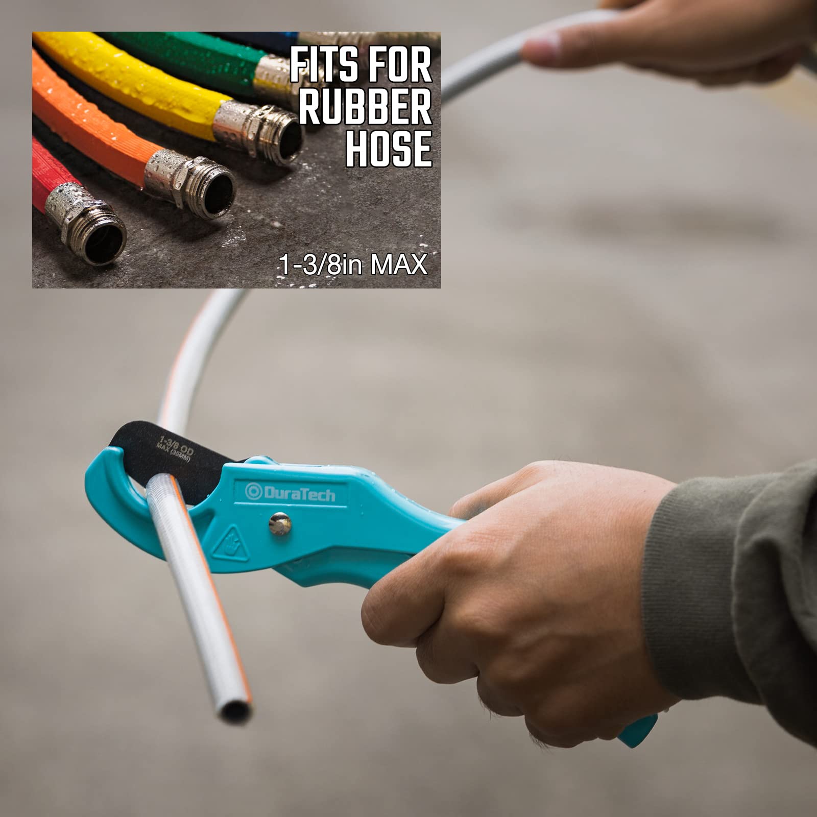 DURATECH PEX Pipe Cutter - Professional Tubing Cutter for 1/8