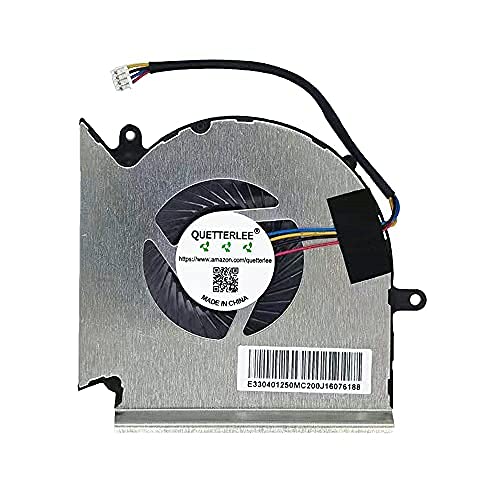 MSI GE63 GL63 GV63 GP63 GP73 GE73 GL73 GE63VR GE73VR Laptop GPU Cooling Fan Replacement - Compatible with MS-16P1 16P7 MS-17C1 Series (PAAD06015SL N384) - Perfect for Gaming & Video Editing Laptops