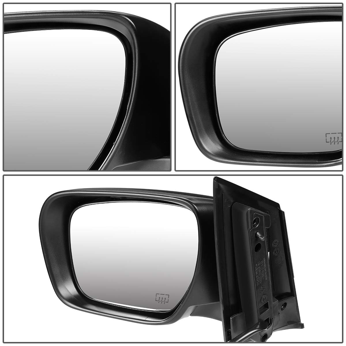 Auto Dynasty MA1320154 MA1321154 Pair OE Style Powered & Heated Side View Mirrors - Compatible with 2007-2012 Mazda CX7 | Perfect for Winter Driving & Enhanced Visibility