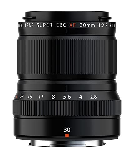 FUJIFILM XF 30mm f/2.8 R LM WR Macro Lens for Fujifilm X-Mount Cameras - Weather Resistant Prime Lens for Stunning Close-Up Photography, Portraits & Product Shots