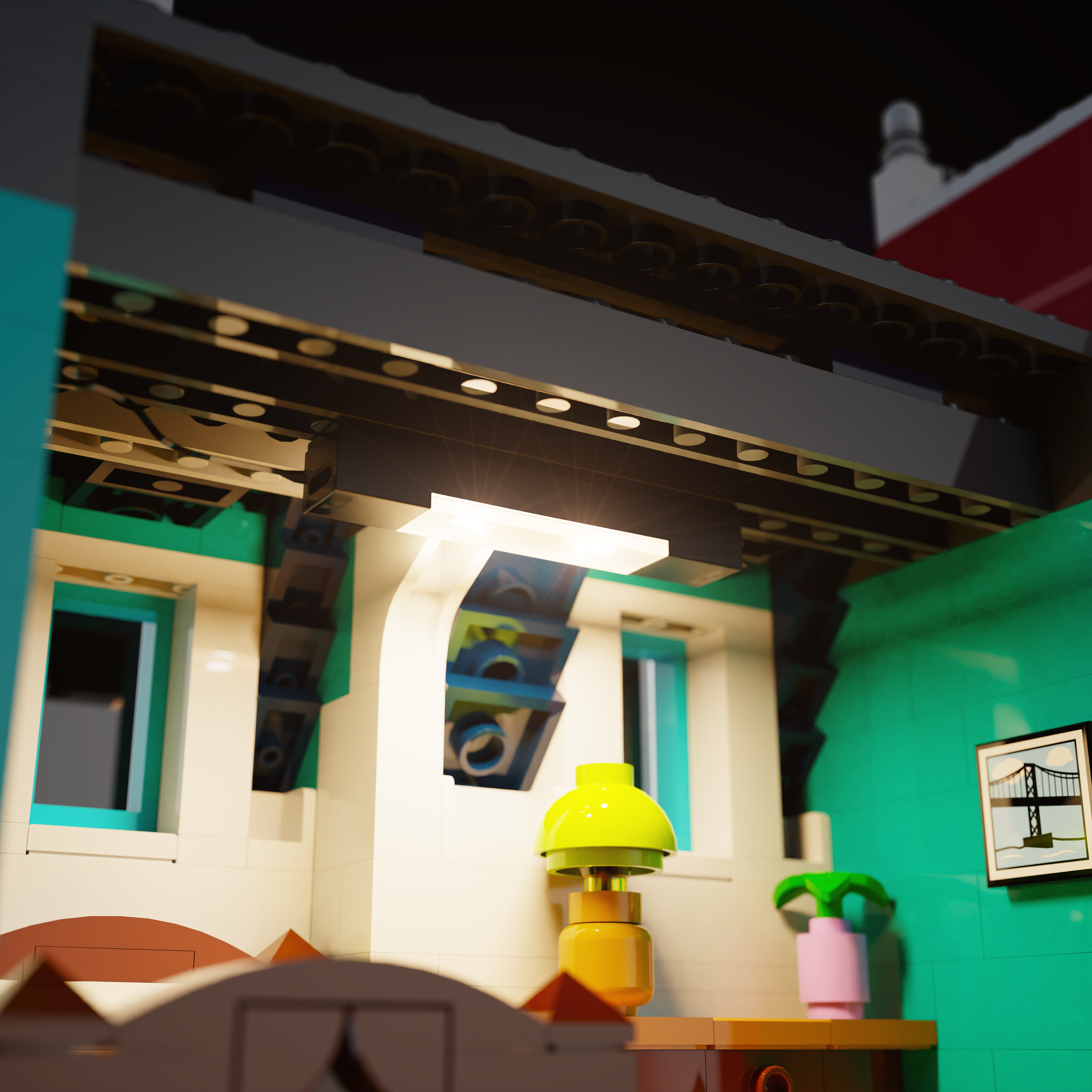 LEGO® Bookshop #10270 Light Kit - LED Lighting Set for LEGO Modular Buildings - Perfect for Display & Nighttime Showcase