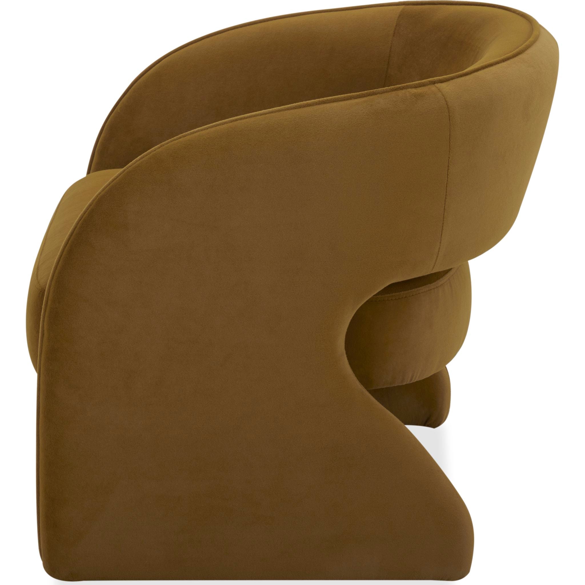 Angel Accent Chair - Avalon Gild Upholstered Wingback Chair with Gold Metal Legs, Elegant Living Room Decor for Home, Office, or Bedroom