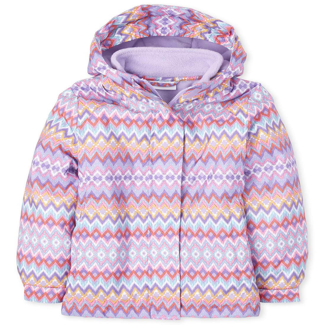 The Children's Place Girls' 3-in-1 Waterproof Jacket with Cute Prints - Perfect for School, Outdoor Play & Winter Adventures