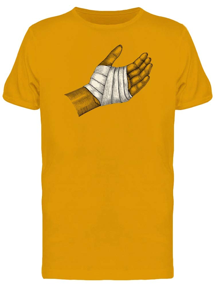 Men's Broken Hand with Bandage Graphic T-Shirt - Casual Streetwear for Everyday Wear & Urban Fashion